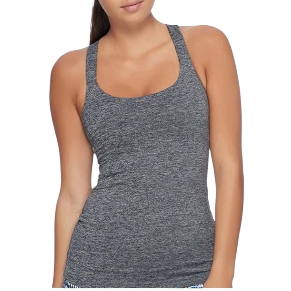 Babaton Grey Workout Yoga Tank Top Sleeveless Spandex Shirt